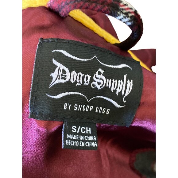 Doggy Style By Snoop Dogg Plaid Hooded Robe With Belt & Pockets S - Picture 4 of 7